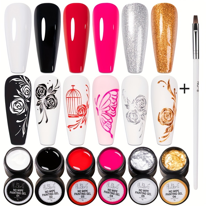 Resin Glitter Pack - AWStorG 7 adet/takım Akan Değil 4