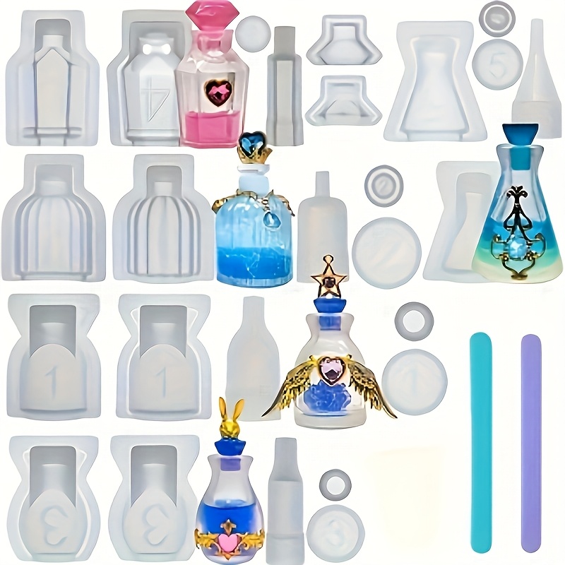 5 Parçalı Parfüm Şişesi Reçine - Resin Jewelry Kit incelemesi ve fiyatı